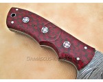 Artisan Damascus Multi-Zone Field-Utility Implement - Red G10 - TK1005
