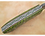 Artisan Damascus Multi-Zone Field-Utility Implement - Sea Green G10 - TK1007