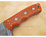 Artisan Damascus Multi-Zone Field-Utility Implement - Orange G10 - TK1008