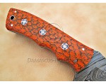 Artisan Damascus Multi-Zone Field-Utility Implement - Orange G10 - TK1008