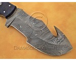 Artisan Damascus Multi-Zone Field-Utility Implement with Utility-Hook - Blue G10 - TK1012