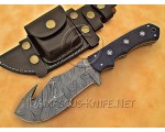 Artisan Damascus Multi-Zone Field-Utility Implement with Utility-Hook - Blue G10 - TK1012