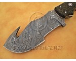 Artisan Damascus Multi-Zone Field-Utility Implement with Utility Hook - Black G10 - TK1014