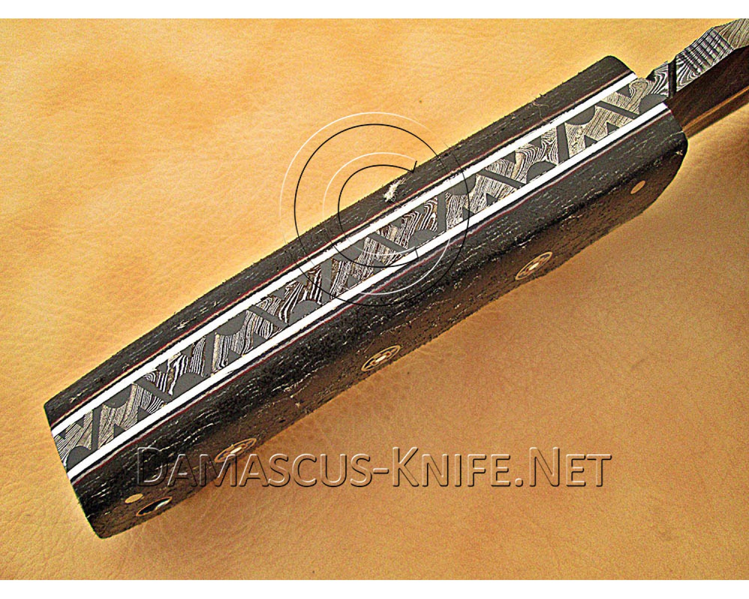 Artisan Damascus Multi-Zone Field-Utility Implement with Utility Hook - Black G10 - TK1014