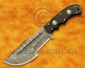 Custom Handmade Damascus Steel Outdoor Tracker Knife - G10 Handle - TK916