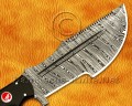 Custom Handmade Damascus Steel Outdoor Tracker Knife - Black G10 Handle - TK918