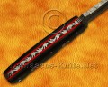 Custom Handmade Damascus Steel Outdoor Tracker Knife - Black G10 Handle - TK918