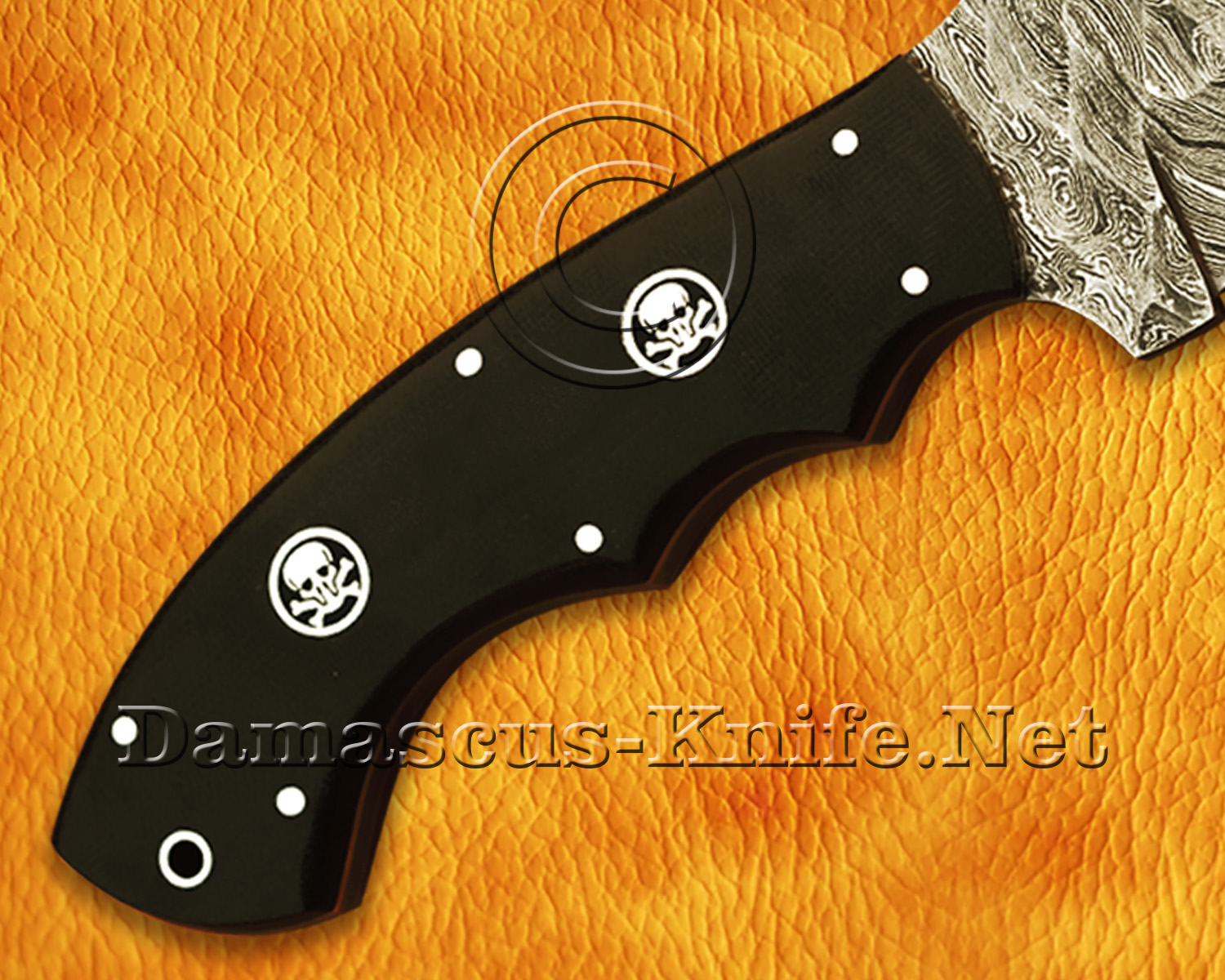 Artisan Damascus Multi-Zone Field-Utility Implements Duo - Black G10 - TK919
