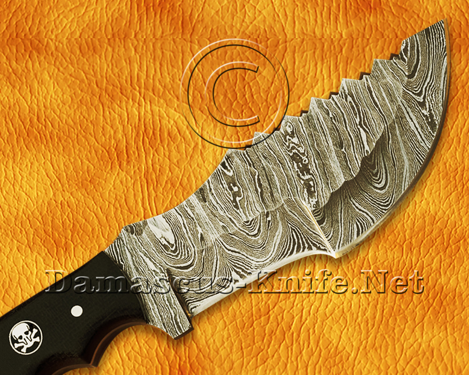 Artisan Damascus Multi-Zone Field-Utility Implements Duo - Black G10 - TK919