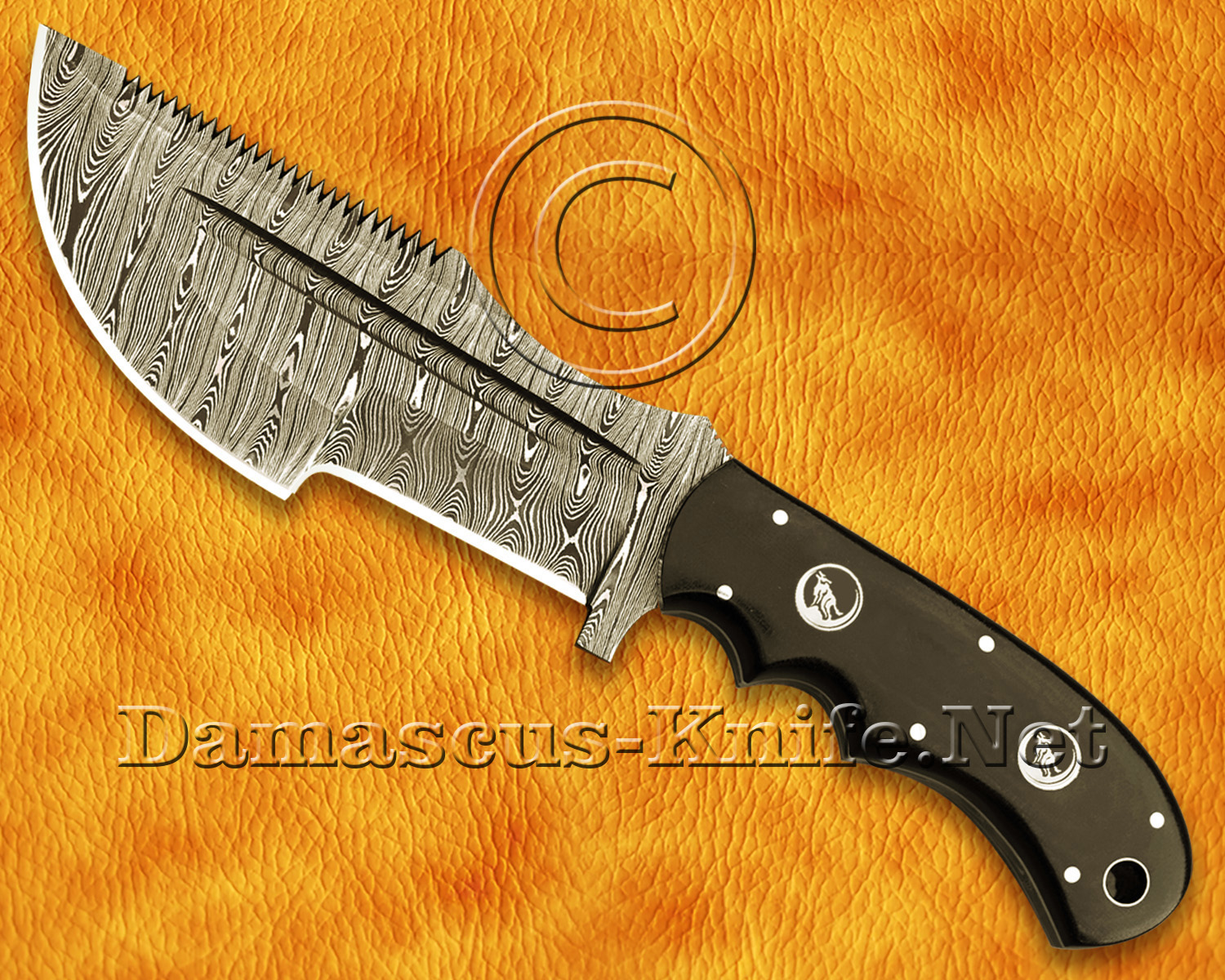 Artisan Damascus Multi-Zone Field-Utility Implement - Black G10 - TK920