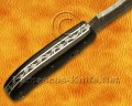 Custom Handmade Damascus Steel Outdoor Tracker Knife - Black G10 Handle - TK920