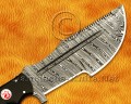 Custom Handmade Damascus Steel Outdoor Tracker Knife - Black G10 Handle - TK923