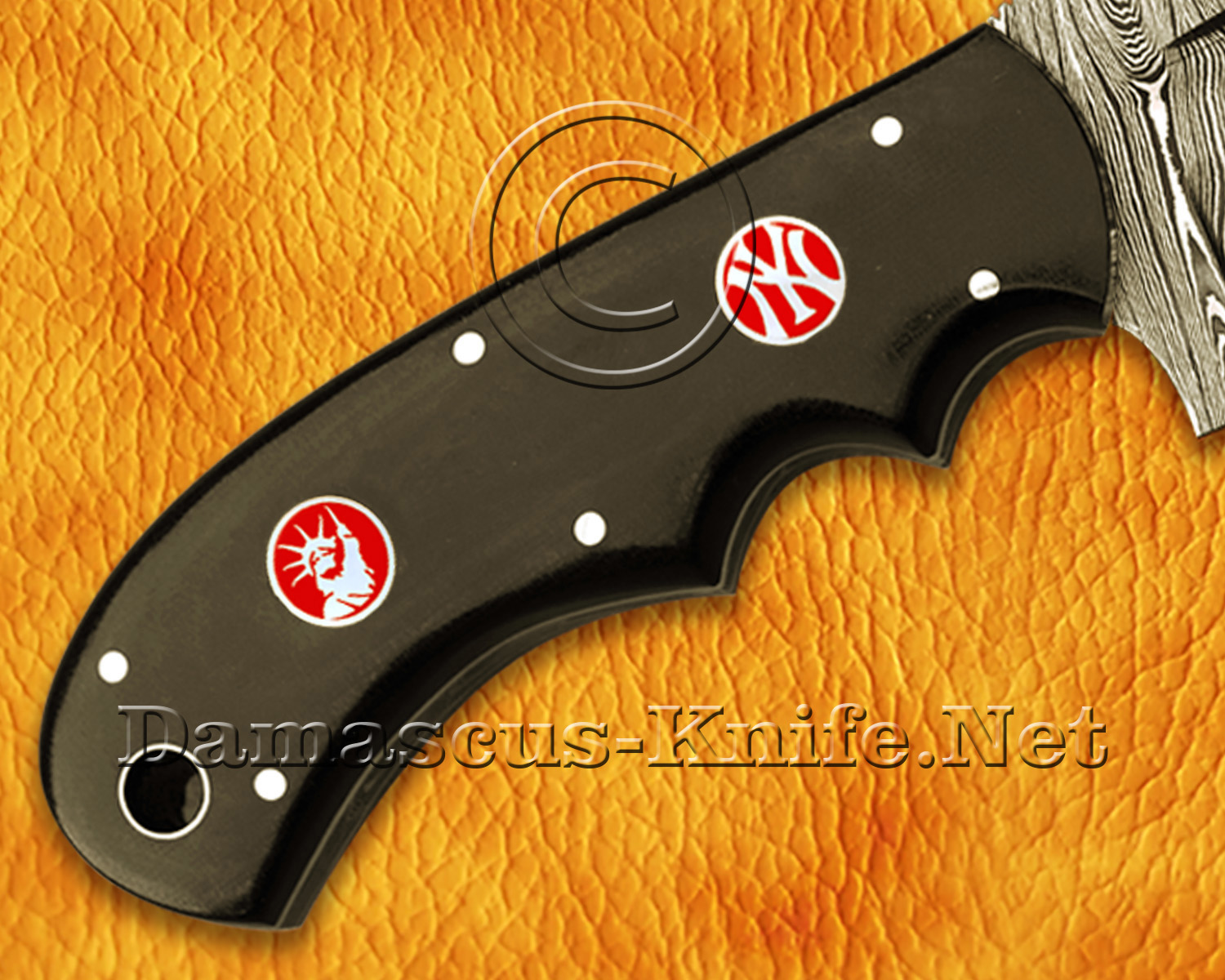 Artisan Damascus Multi-Zone Field-Utility Implement - Black G10 - TK924