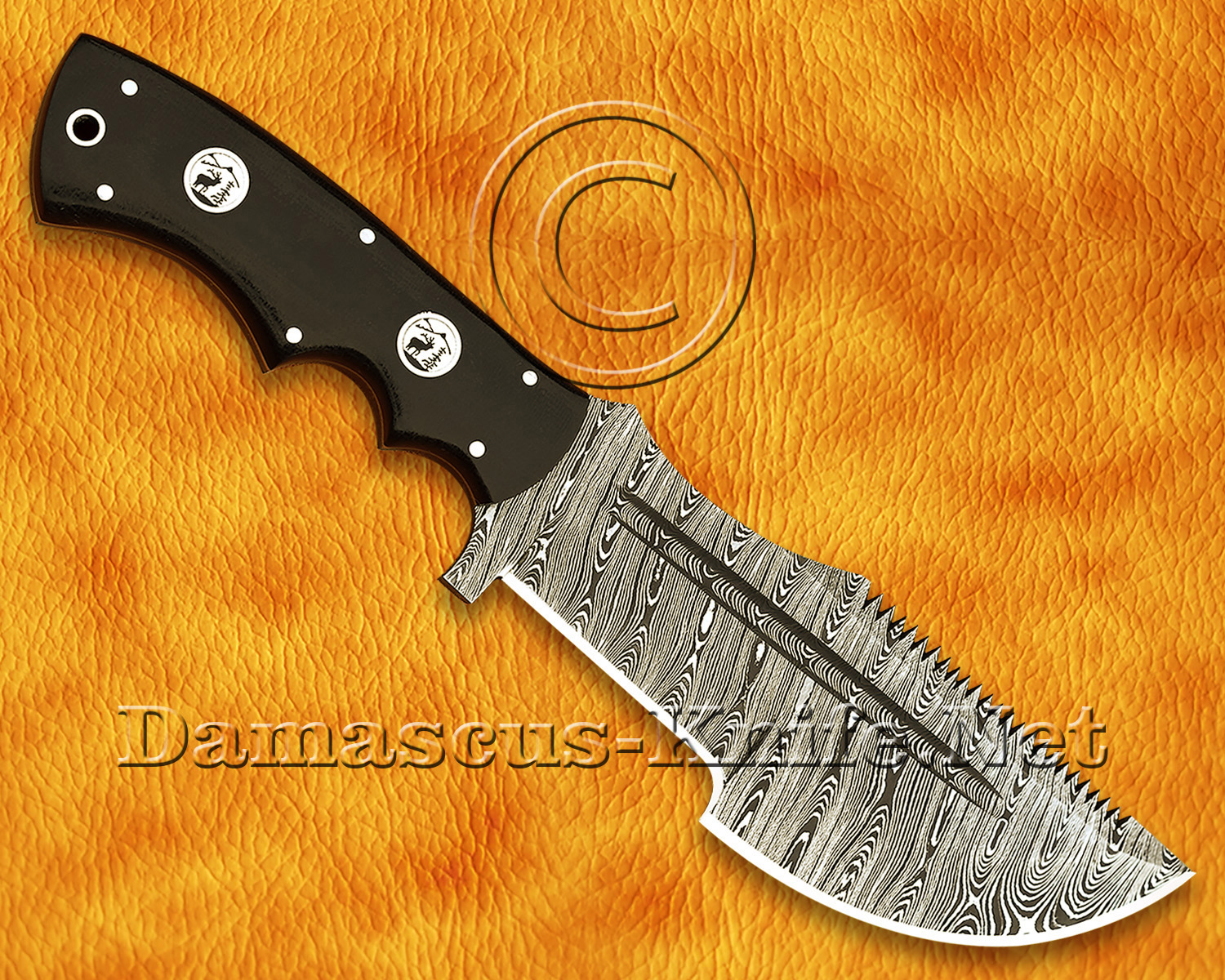 Artisan Damascus Multi-Zone Field-Utility Implement - Black G10 - TK925