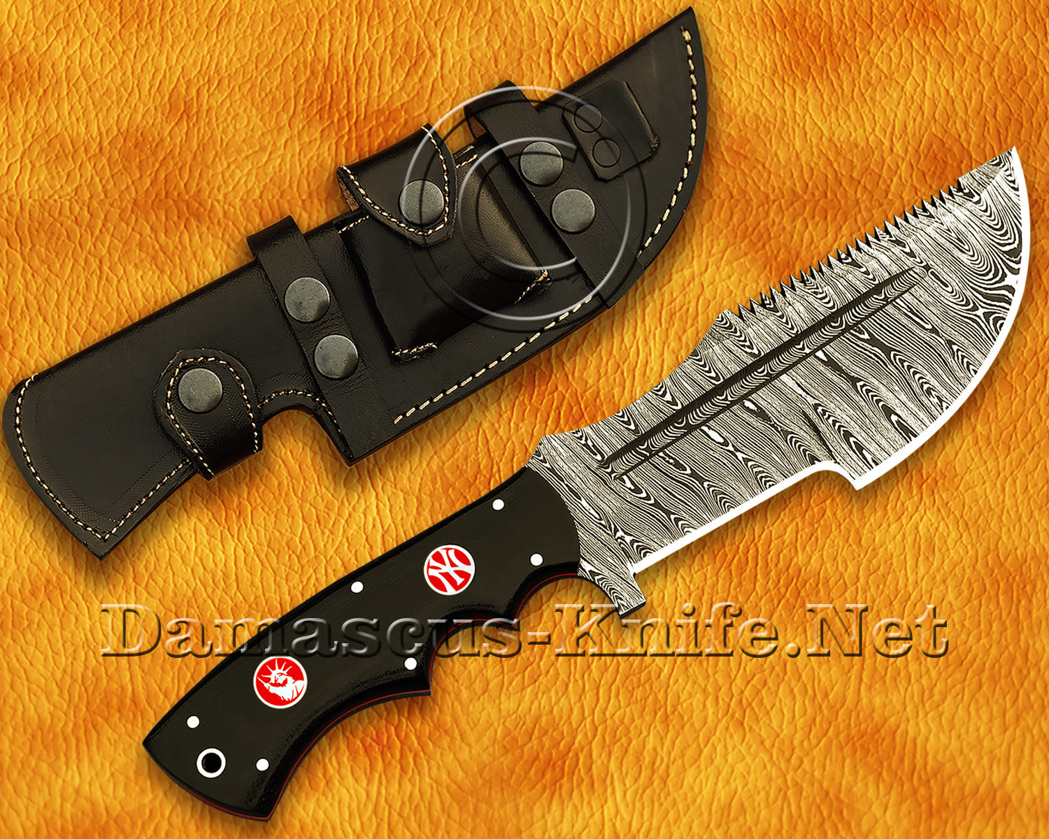 Artisan Damascus Multi-Zone Field-Utility Implement - Black G10 - TK927