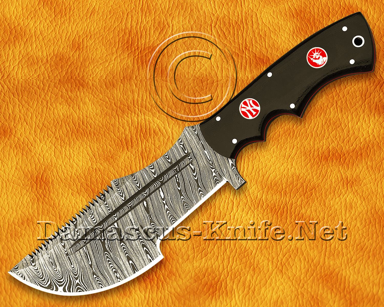 Artisan Damascus Multi-Zone Field-Utility Implement - Black G10 - TK927