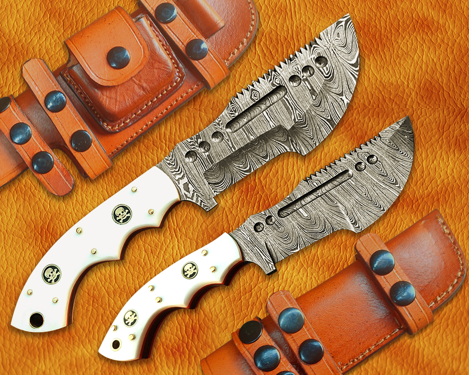 Artisan Damascus Multi-Purpose Kitchen Knife Set TK919A